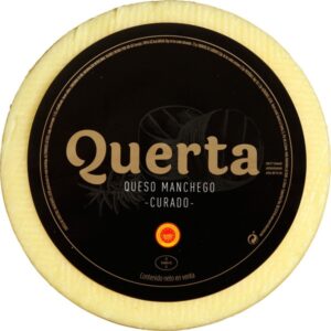 queso curado de oveja elaborado con leche pasteurizada DOP Queso Manchego peso aproximado pieza 3 kg
