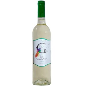 Los Galanes Airén 12% VOL., color amarillo pálido, de aspecto muy limpio y cristalino. De complejo e intenso aroma afrutrado, este vino recuerda a frutas tropicales. Gusto suave, ligero y de acidez equilibrada. Desprende frescura y tiene persistencia media y agradable que invita a seguir bebiendo.