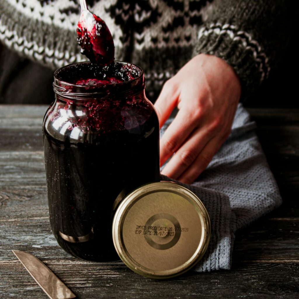 jam in jar